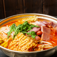 Image of a colorful soul with noodles and meat